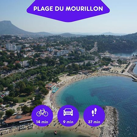 Bao Location: Tranquil Garden Retreat with Private Parking Apartment Toulon Exterior photo