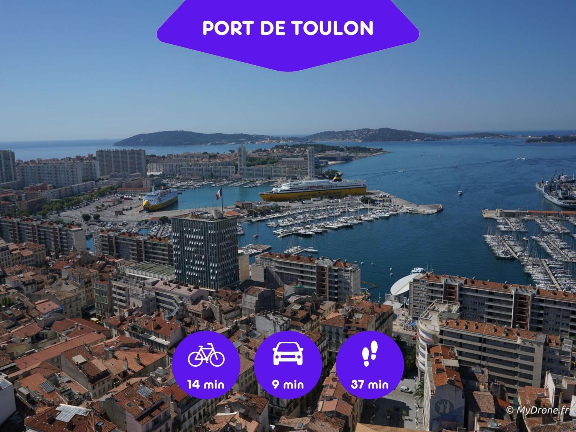 Bao Location: Tranquil Garden Retreat with Private Parking Apartment Toulon Exterior photo